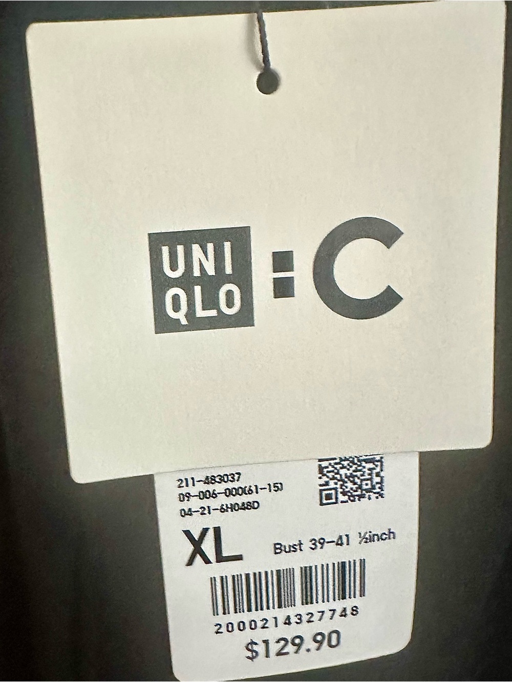 Uniqlo : C collection short utility coat - XL black NWT - Picture 6 of 7